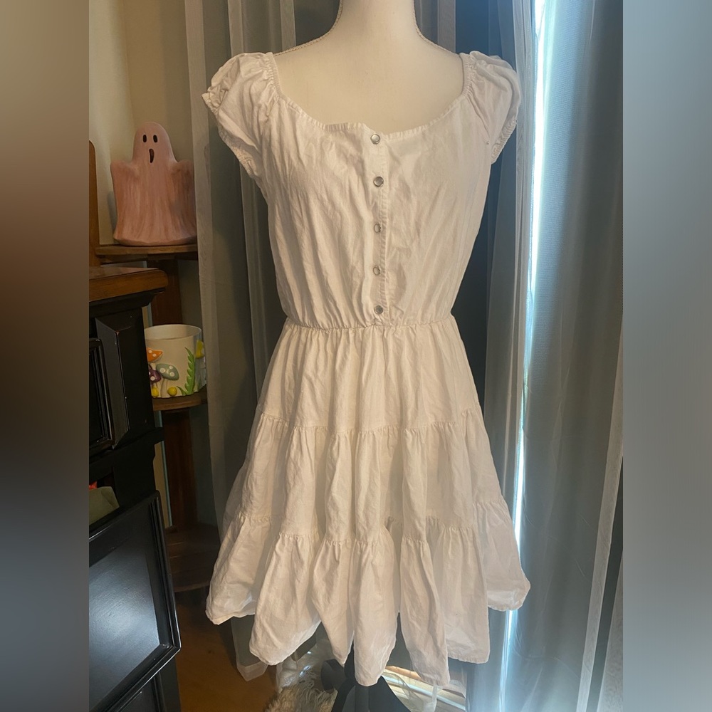 American Vintage White Midi Dress
